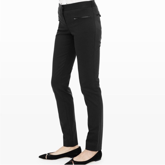 NWT Club Monaco Emily low rise skinny leg black pants - Picture 3 of 9